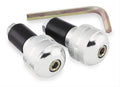 BikeMaster Anti Vibration Bar Ends - Silver