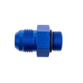 06 MALE TO 08 ORING PORT ADAPTER (HIGH FLOW RADIUS ORB) BLUE