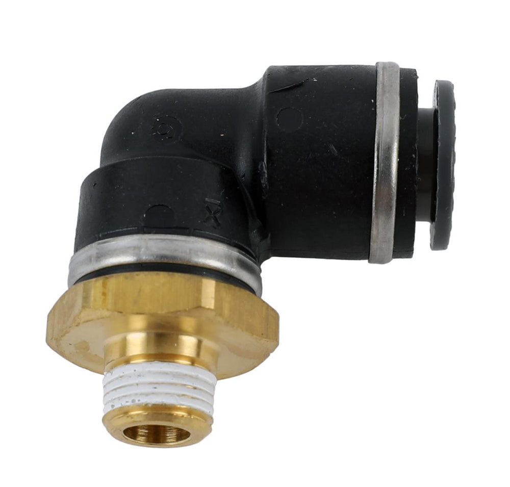 3/8IN DOT/PTC 1/8IN NPT 90 DEG SWIVEL ELBOW