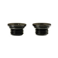-3AN LOW PROFILE PORT PLUG, BLACK, 2PK