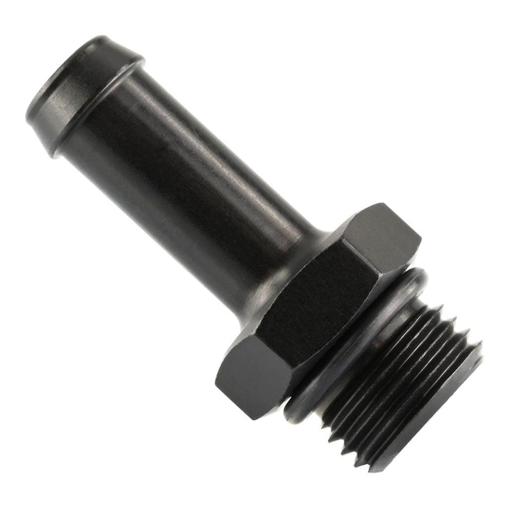 Turbosmart 10mm / 3/8in Hose End to -6AN ORB Male Straight - Black