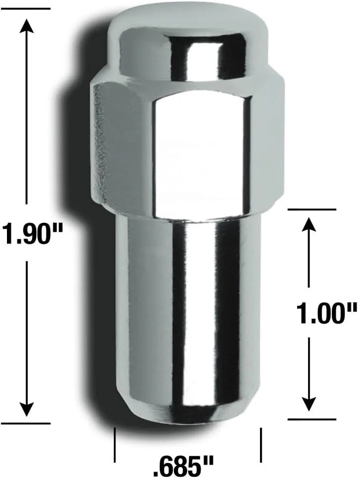 12MM X 1.50 EXTENDED MAG LUGS CLAMSHELL