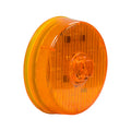 LIGHT,2.5IN RD, MARKER,7 LED,AMBER,