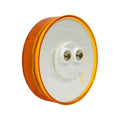 LIGHT,2.5IN RD, MARKER,7 LED,AMBER,