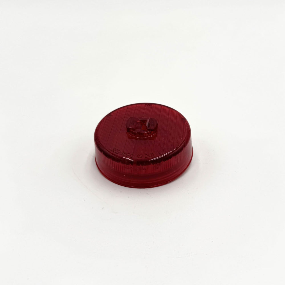 LIGHT,2.5IN RD, MARKER,7 LED,RED,W/