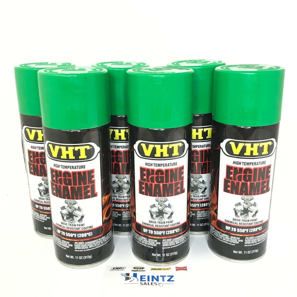 HIGH TEMPERATURE ENGINE ENAMEL; KERMIT GREEN; 11 OZ. AEROSOL