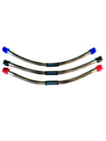04 STRAIGHT FEMALE ALUMINUM HOSE END CLEAR