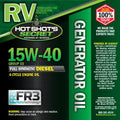 GENERATOR OIL 15W40 32 OZ ROUND