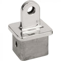 STAINLESS SQ TUBE TOP FITTING