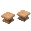 SQUARE DRAWER KNOB 11/8IN SQUARE 2 PK