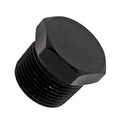 Fragola 3/4 Male Hex Pipe Plug - Black
