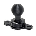 AMPS COMPATIBLE 2 HOLE 20MM BALL MOUNT 3 SEMIGLOSS BLACK