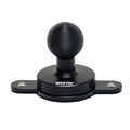 AMPS COMPATIBLE 2 HOLE 20MM BALL MOUNT 4 SEMIGLOSS BLACK