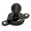 AMPS COMPATIBLE 2 HOLE 20MM BALL MOUNT 4 SEMIGLOSS BLACK
