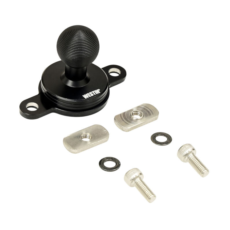 AMPS COMPATIBLE 2 HOLE 20MM BALL MOUNT 4 SEMIGLOSS BLACK