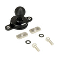 AMPS COMPATIBLE 2 HOLE 20MM BALL MOUNT 4 SEMIGLOSS BLACK