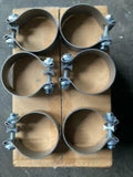 CLAMP ACCUSEAL FLAT BAND 3IN ALUMINIZED