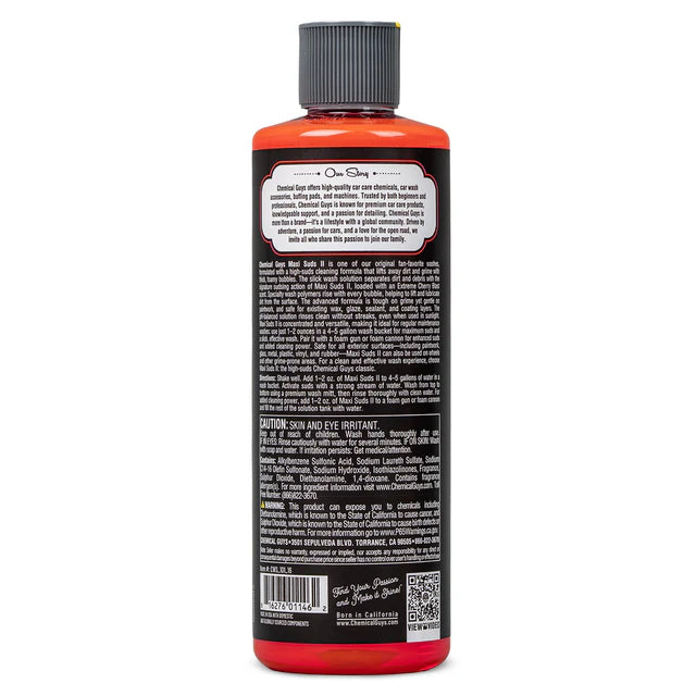 MAXISUDS II UPER SUDS SHAMPOOSUPERIOR SURFACE SHAMPOO (16 OZ)