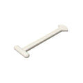6IN POLAR WHITE COMPOSITE IN TIN STYLE DOOR HOLDER