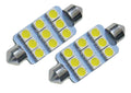 2 PK LED FESTOON 2112/2142 BRIGHT WHITE