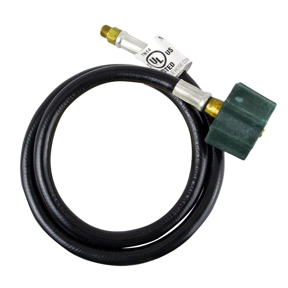 ENERCO 2FT PROPANE HOSE ASSEMBLY (GREEN ACME NUT X 1/4IN MALE INVERTED FLARE) CLAMSHELL