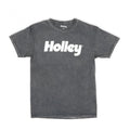 LTS HOLLEY GARMENT WASH TEE - BLACK