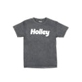LTS HOLLEY GARMENT WASH TEE - BLACK