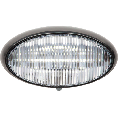 LED PORCH;OVAL;MOTION;BLACK BASE:CL