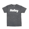 LTS HOLLEY GARMENT WASH TEE - BLACK