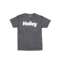 LTS HOLLEY GARMENT WASH TEE - BLACK