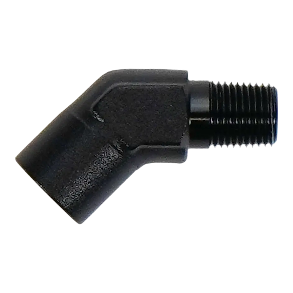 DeatschWerks 1/8in NPT Female to 1/8in NPT Male 45-Degree Fitting