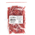 RED NYLON BUTT CONNECTOR 22-18 GAUGE - PACKAGE OF 100