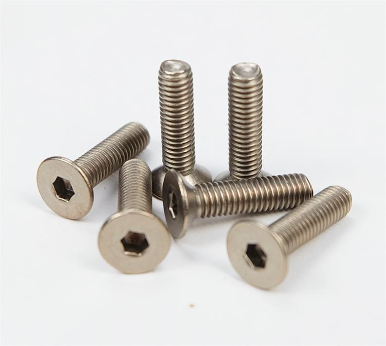 NRG Steering Wheel Screw Kit Silver (FLAT)