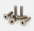 NRG Steering Wheel Screw Kit Silver (FLAT)