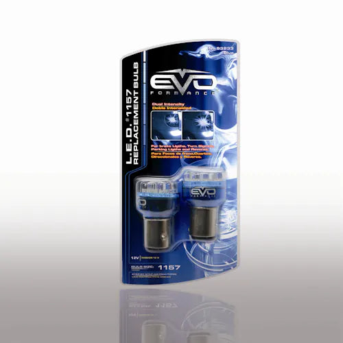 EVO FORMANCE LED REPLACEMENT BULB 1157 BLUE TWIN PACK