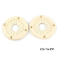 UTILITY GROMMET - PAIR - FISH WHITE