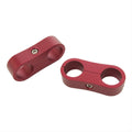 HOSE SEPARATOR FOR 8 BRAIDED HOSE RED ANODIZE