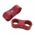 Russell Hose Separator For -6 Braided Red Anodize (2 Pack)