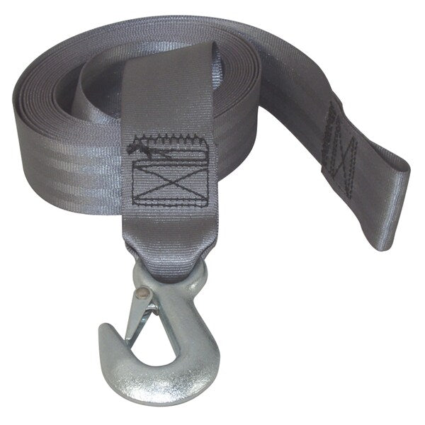 WINCH STRAP WITH LOOP END, 2" X 15'