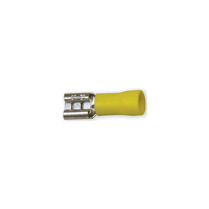 1210AWG VINYL .250 FEMALE QUICK DISCONNECT 25 PCS