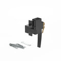 PUSH BUTTON LATCH WITH KEY BLACK