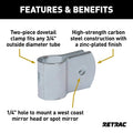Retrac auto part close-up