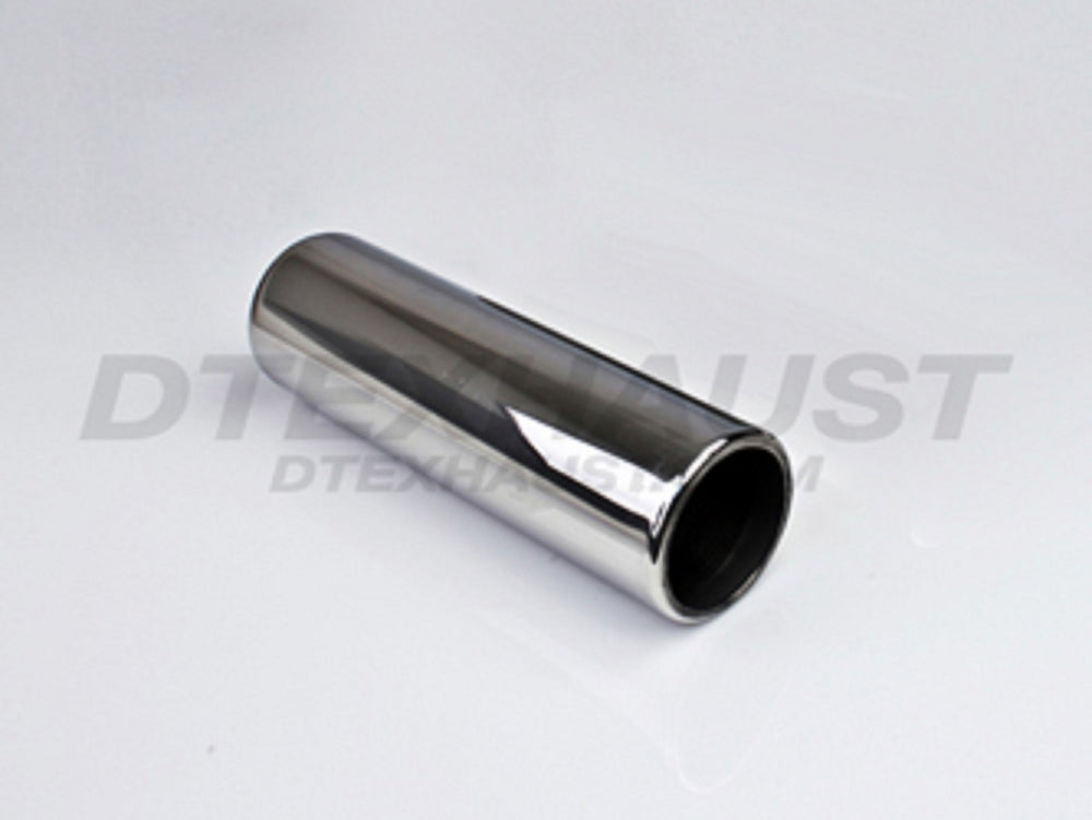9.00IN SS PENCIL ROLLED SS EXHAUST TIP 2.25IN ID / 2.50IN OD