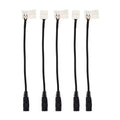 DC FEMALE QUICK CONNECT FOR 5050 LEDS - 5 PACK