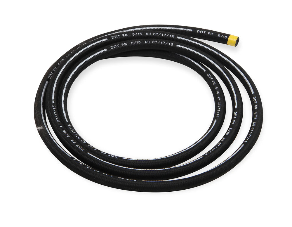 -6 BLACK POWER STEERING HOSE PER FT.