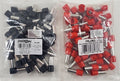 FERRULES - BLACK 4GA - 50 PER BAG