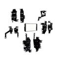 FERRULES - BLACK 4GA - 50 PER BAG