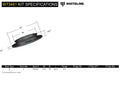 Whiteline W73461 Rear Lower Spring Pad Bushing
