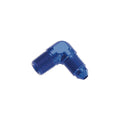 06 90 DEGREE MALE ADAPTER TO 04 (1/4) NPT MALE BLUE