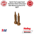 S/S Idle Mixture Screws